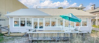 One-of-a-Kind Trolley Home, Oceanfront w/ Dune View by Tybee Cottages