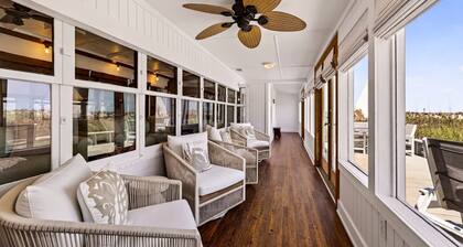 One-of-a-Kind Trolley Home, Oceanfront w/ Dune View by Tybee Cottages
