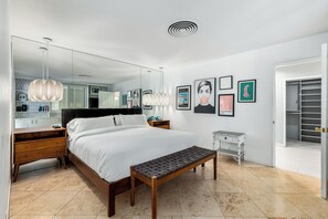 Spacious guest bedroom