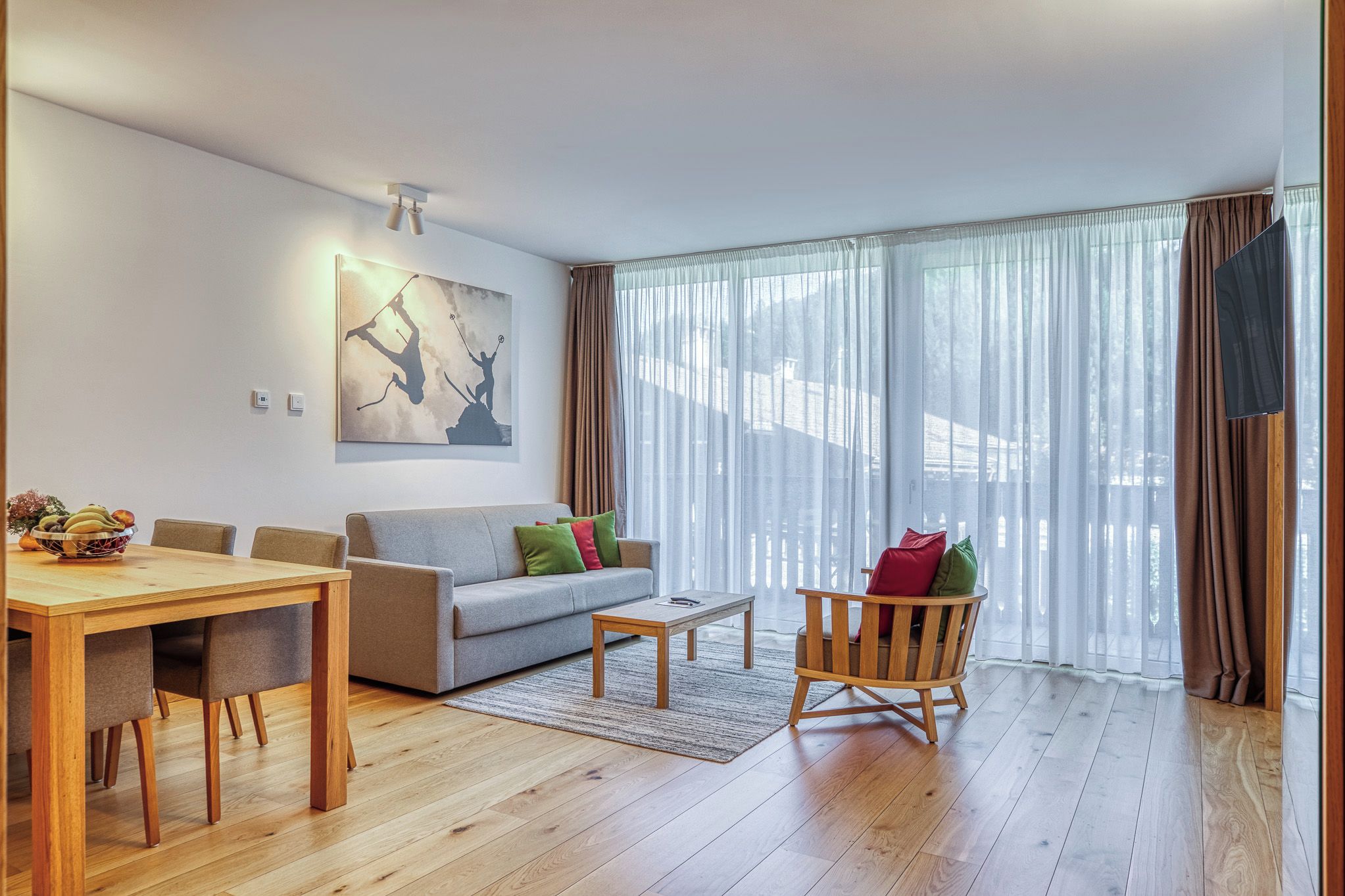 พรีเมียมอพาร์ทเมนท์, 1 ห้องนอน, ระเบียง (Terrace)