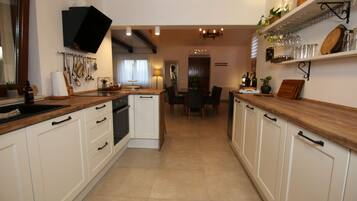 Villa (Three Bedroom Villa with Swimming Poo) | Private kitchen | Fridge