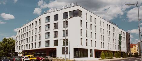 Overnatningsstedets facade