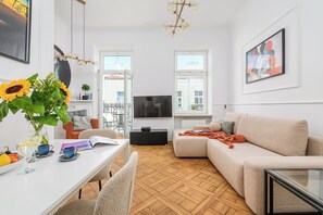Apartamento exclusivo | 2 quartos, ferros/tábuas de passar roupa, Wi-Fi de cortesia