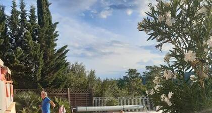 Lovely gîte in the south of the ardeche with large picnic area, bbq...