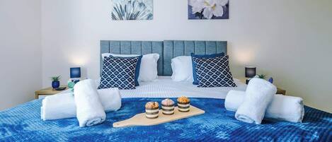 4 dormitorios, tabla de planchar con plancha, wifi y ropa de cama