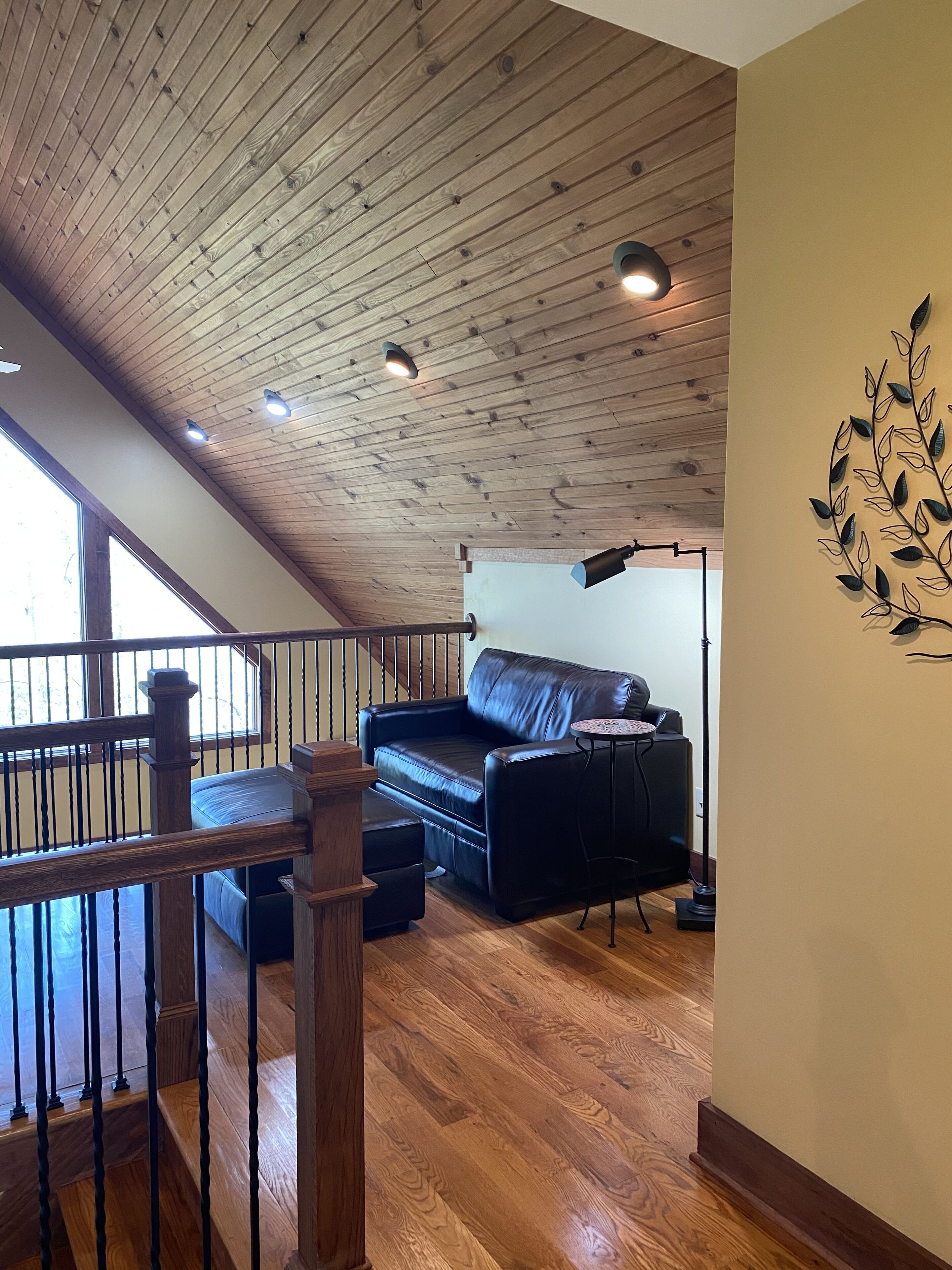 Una Smart TV, un reproductor de DVD, libros