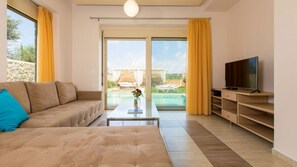 View from room - Blue Mare Villa in Rethimno Crete (Rethymno)