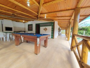 Billiards - Sítio Pedacinho do Céu na Serra de SC (Aguas Mornas)