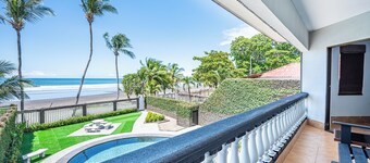 Beachfront home in paradise with a private pool overlooking the Pacific Ocean.