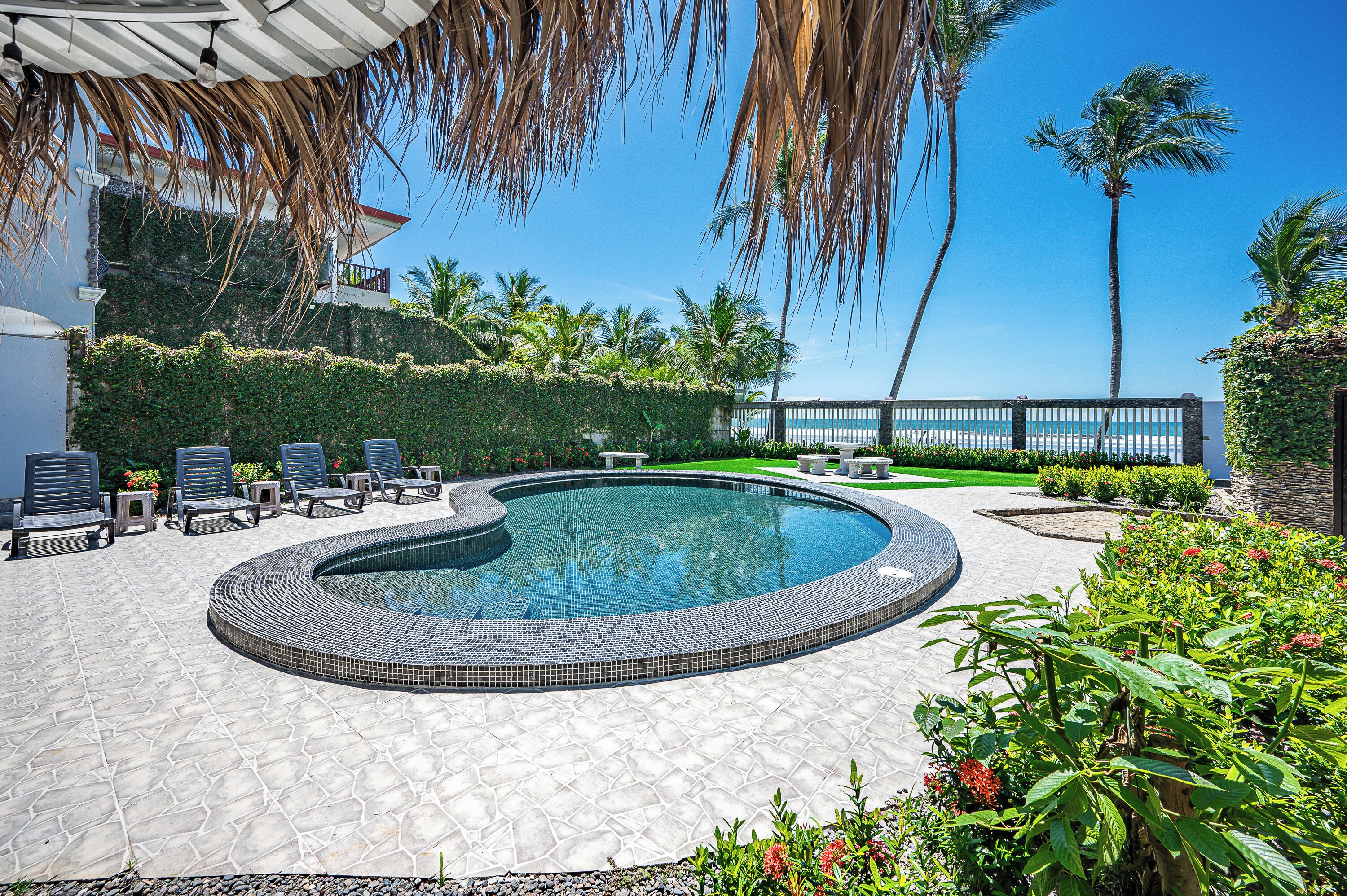 Alberca al aire libre 