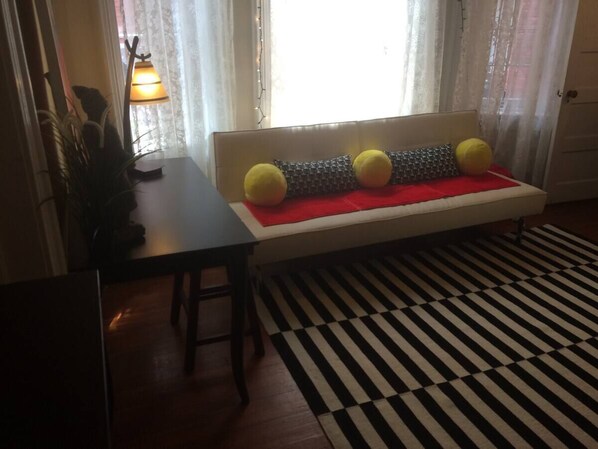 Smart TV, DVD player, books