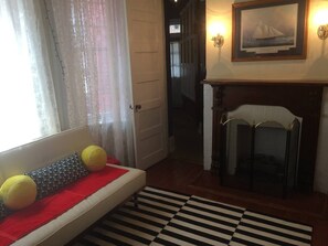 Smart TV, DVD player, books