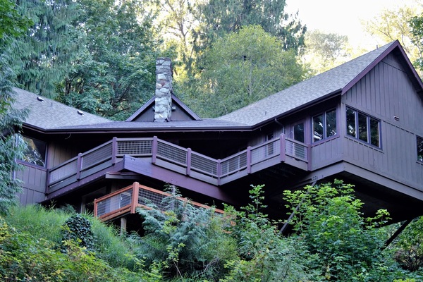 River's Edge Retreat Seen from River