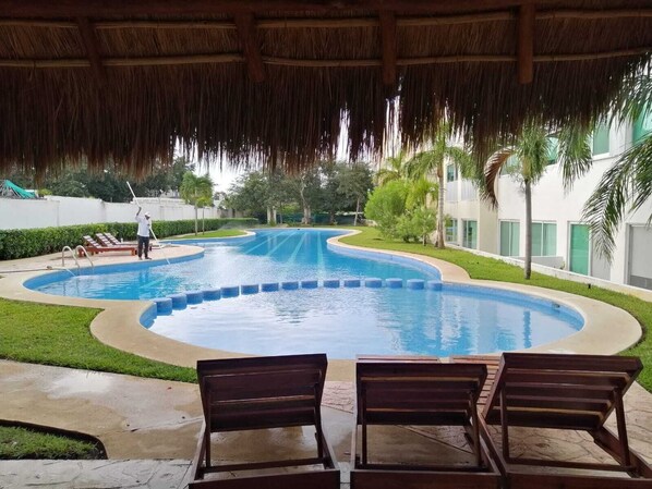 Außenpool, beheizter Pool