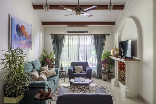 House, 4 Bedrooms (Sluice) | Living area - amã Stays & Trails Sluice House, Lonavala (Mawal)