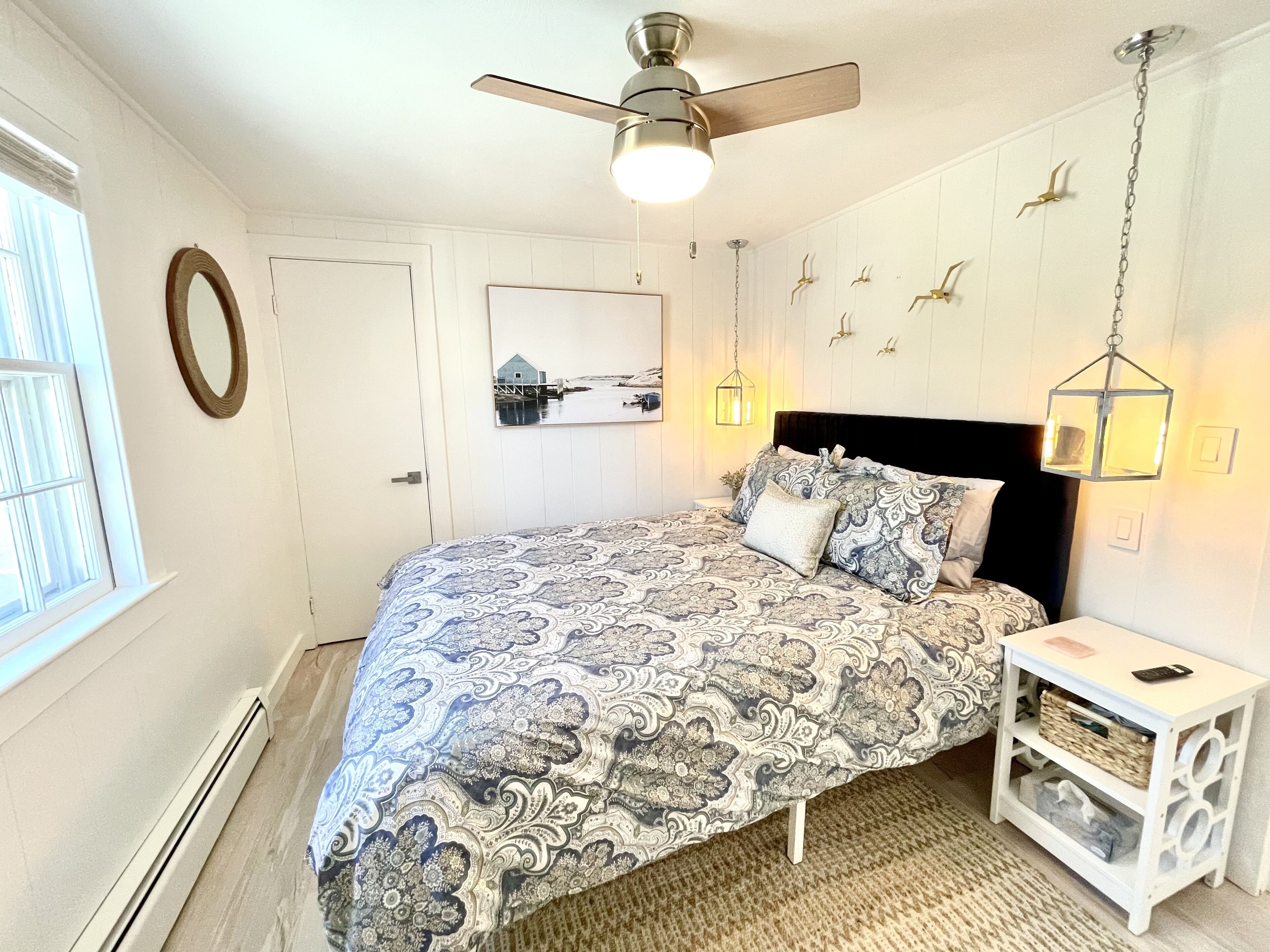 Pottery Barn linens, high quality memory foam mattress, down pillows/comforter 