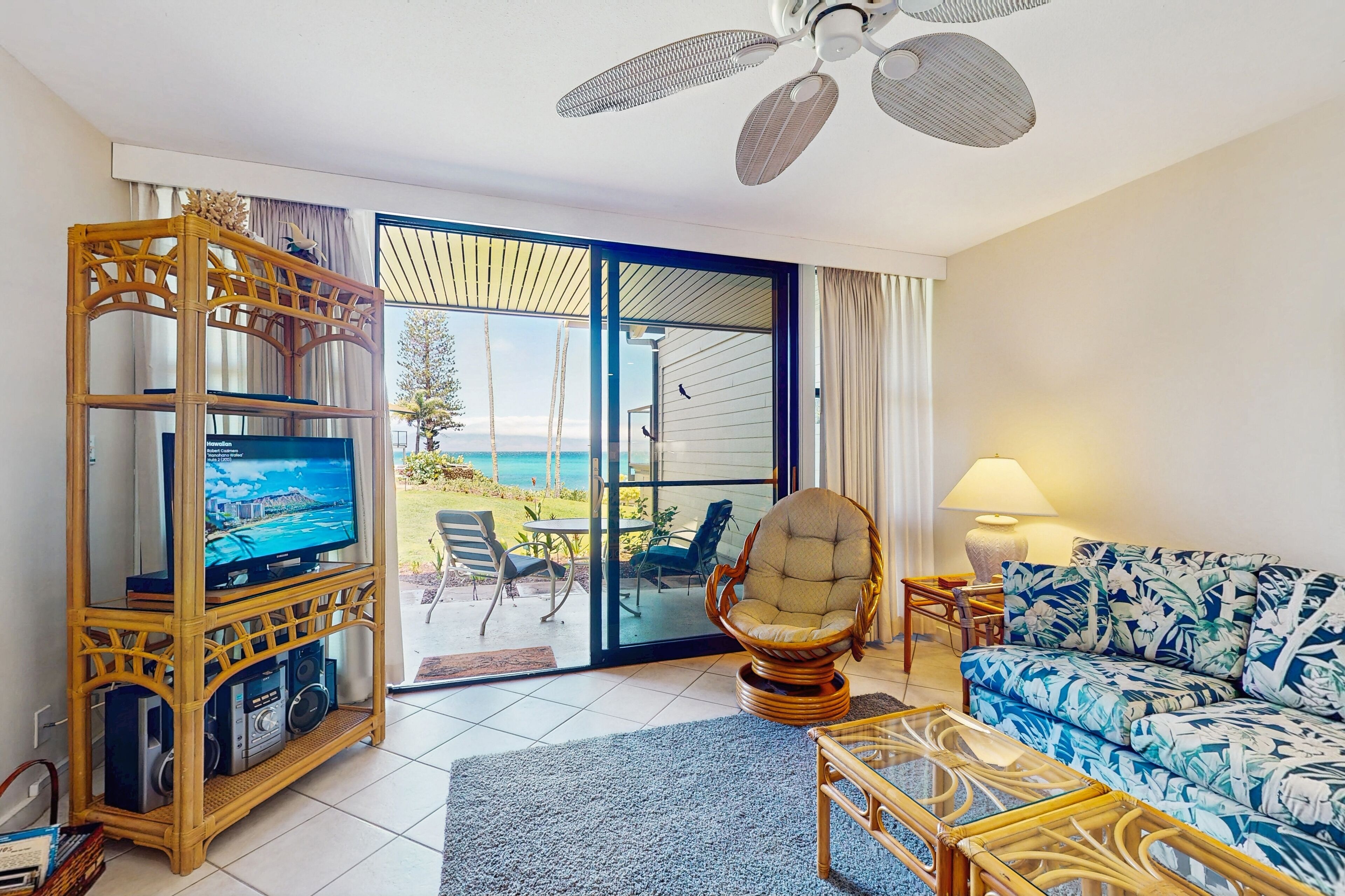 TV, DVD player, stereo, offices