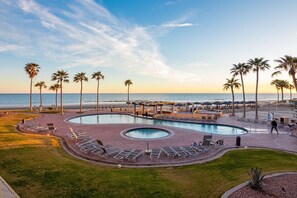 Una piscina riscaldata