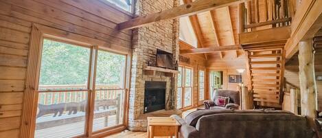 Cabaña, 3 habitaciones | Interior