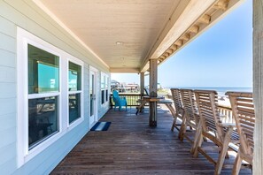 House, 3 Bedrooms | Terrace/patio - The Shore House 3 Bedroom Home by RedAwning (Port Bolivar)