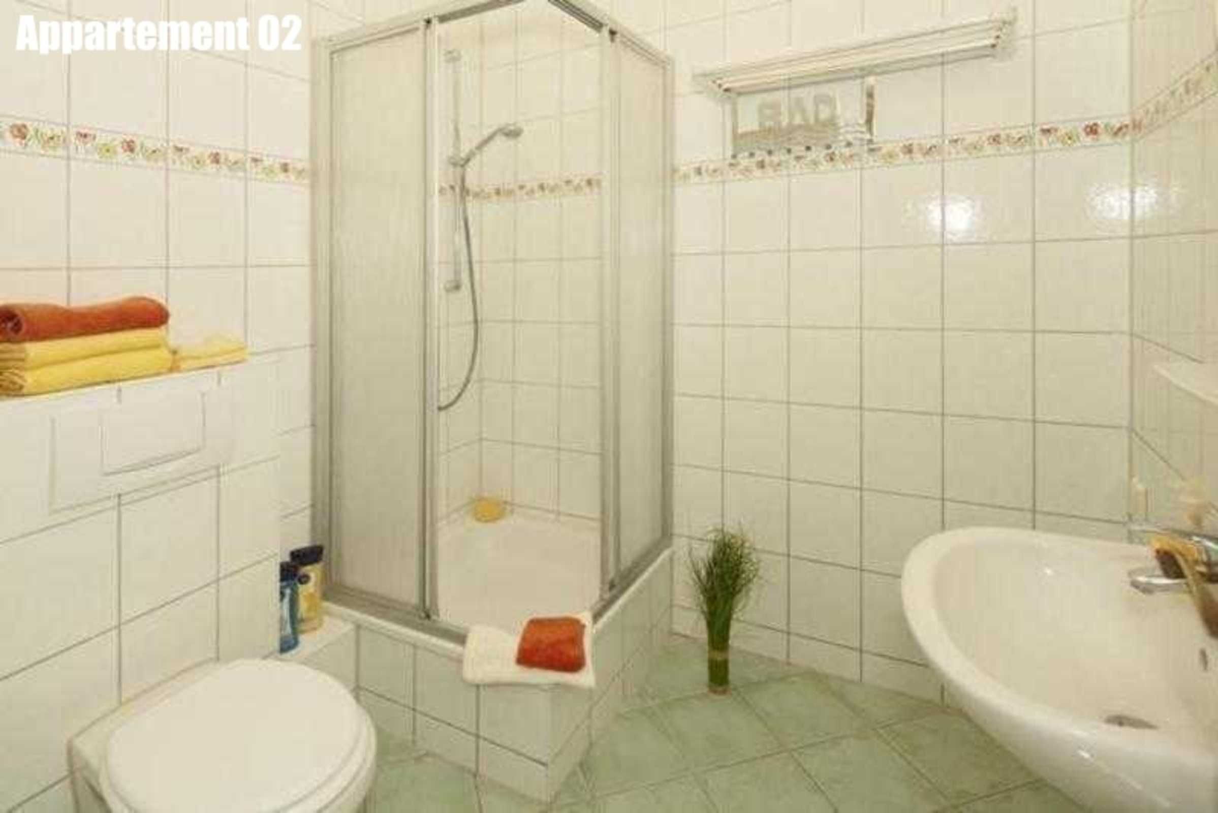 Dusche, Handtücher