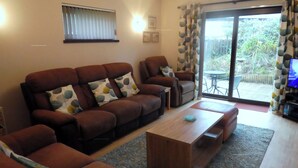Bungalow, 3 camere da letto, patio | Area soggiorno
