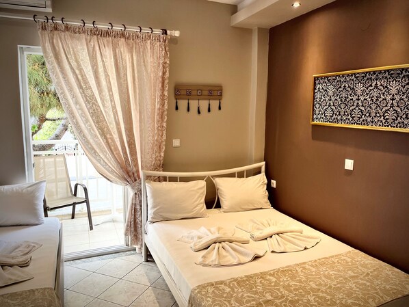 1 dormitorio y ropa de cama