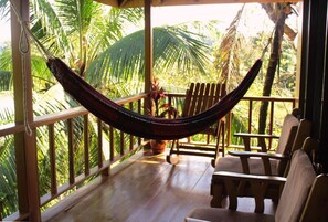 Bungalow, 1 slaapkamer, balkon | Uitzicht vanuit accommodatie