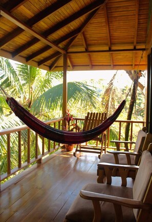 Bungalow, 1 slaapkamer, balkon | Zonneterras