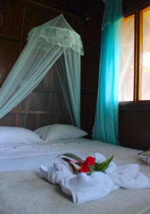 Shared Dormitory, 1 Bedroom, Terrace | 1 bedroom, WiFi - Double Room With Bathroom and Partial View to the Beach (Drake Bay)