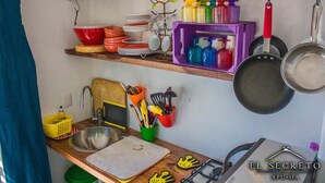 Casa, 1 quarto, para fumantes, terraço | Parte interna