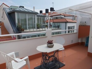 Balcony - The Vertical House, With Terrace In Historical Centre (A Coruña)