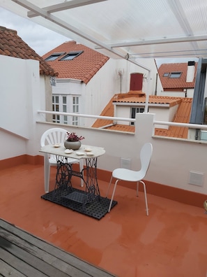 Balcony - The Vertical House, With Terrace In Historical Centre (A Coruña)