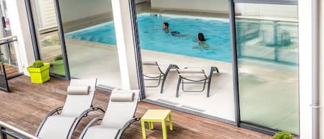 Piscine couverte, piscine chauffée