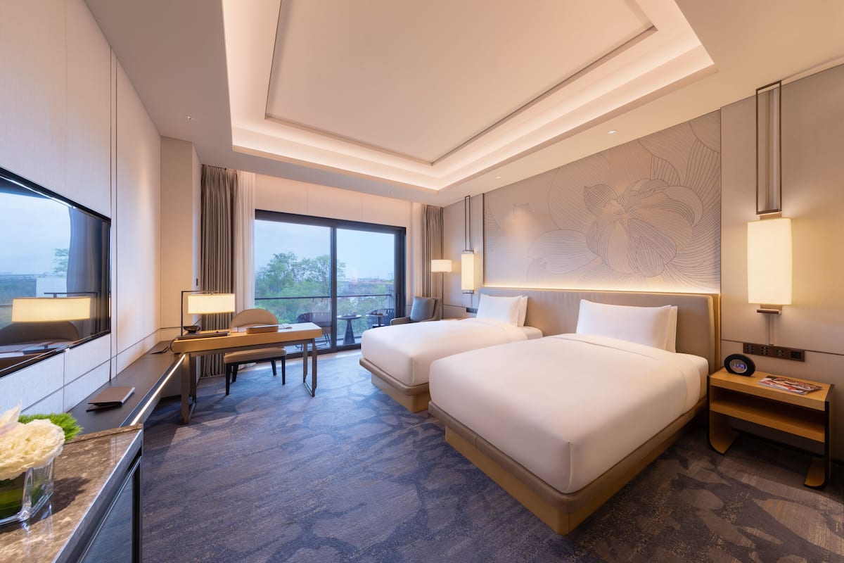 Red Level Room with Balcony | View from room