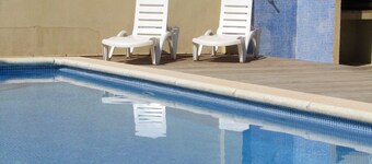 Amina house with private swimming pool not overlooked, free WIFI internet.