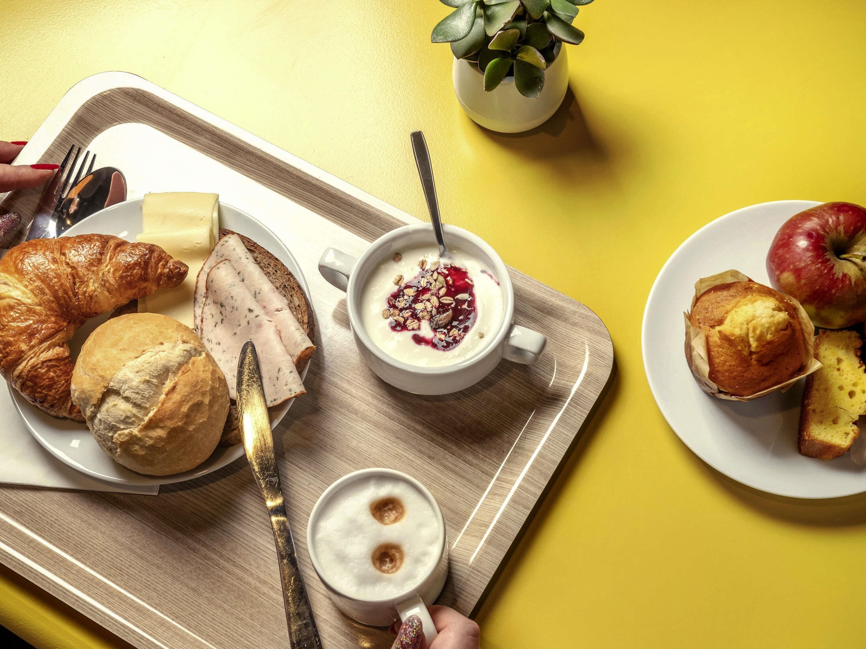 daily buffet breakfast (eur 18 per person)