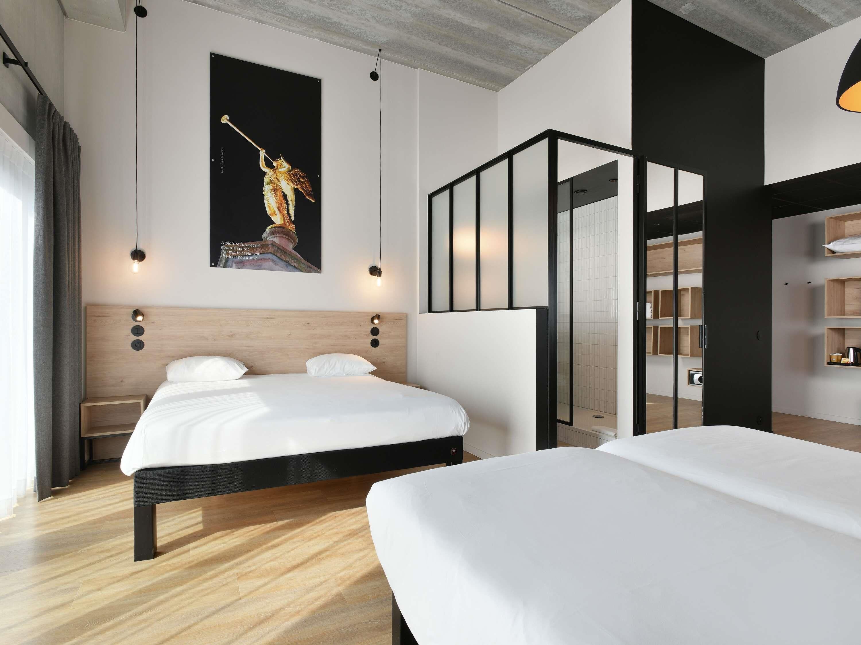 Standard Room, Multiple Beds | In-room safe, desk, soundproofing, iron/ironing board
