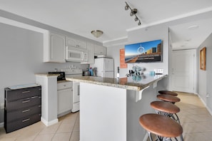 Microwave, dishwasher