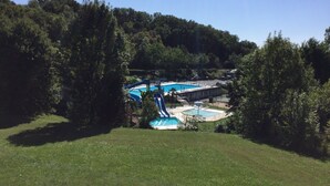 Pool - Luxurious 17th century mill entirely renovated.jakuzzi,Clim,wifi swimming pool. (Collonges-la-Rouge)