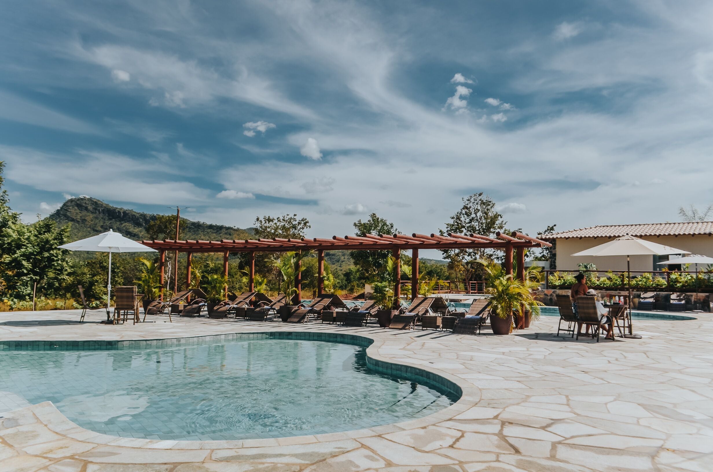 Alberca al aire libre 