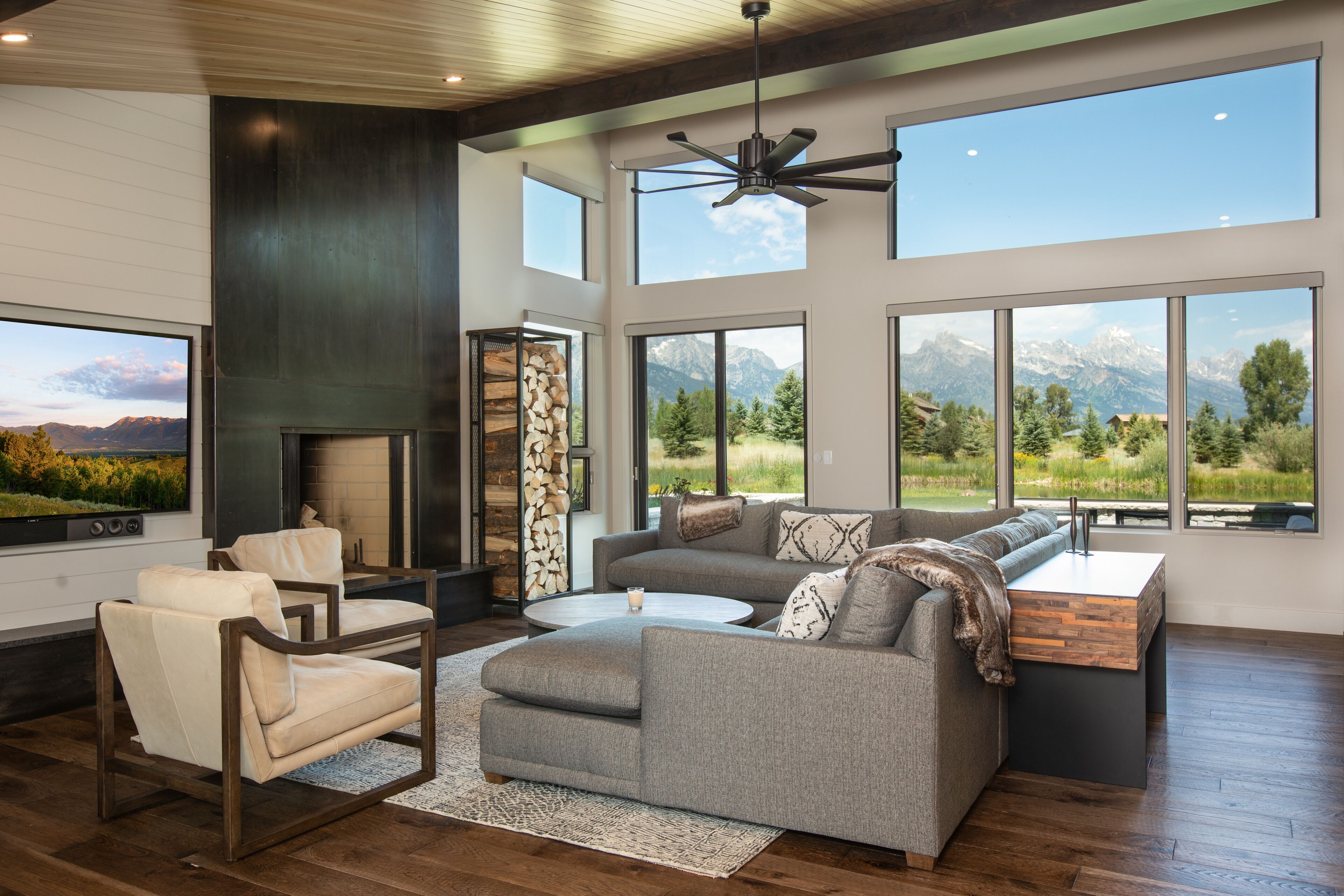 Smart TV, books, offices