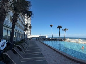 Indoor pool, outdoor pool