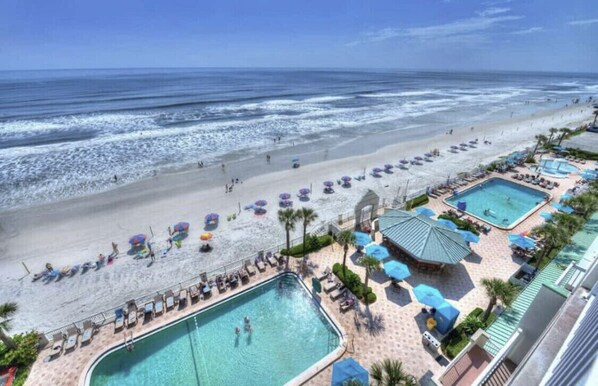 Indoor pool, outdoor pool