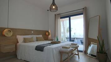 2 bedrooms, in-room safe, soundproofing, iron/ironing board