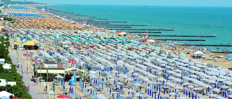 Vlak bij het strand