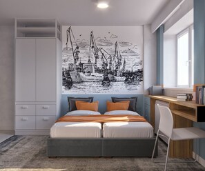 Comfort-Doppel- oder -Zweibettzimmer, 1 Schlafzimmer