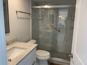 Hair dryer, towels