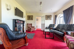 TV connectée, cheminée