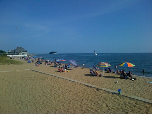 Downtown home - walk to stores, restaurants, beaches, golf, and train station.